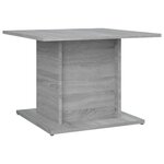 vidaXL Table basse sonoma gris 55 5x55 5x40 cm bois d'ingénierie