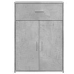 vidaXL Buffets 2 Pièces gris béton 60x30x84 cm bois d'ingénierie