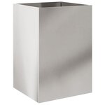 vidaXL Jardinière argenté 52x48x75 cm acier inoxydable