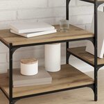 vidaXL Étagère à livres 4 Pièces Marron 60 x 40 x 1 5 cm