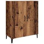 vidaXL Haut Armoire 2 Pièces Bois ancien Bois d'ingénierie