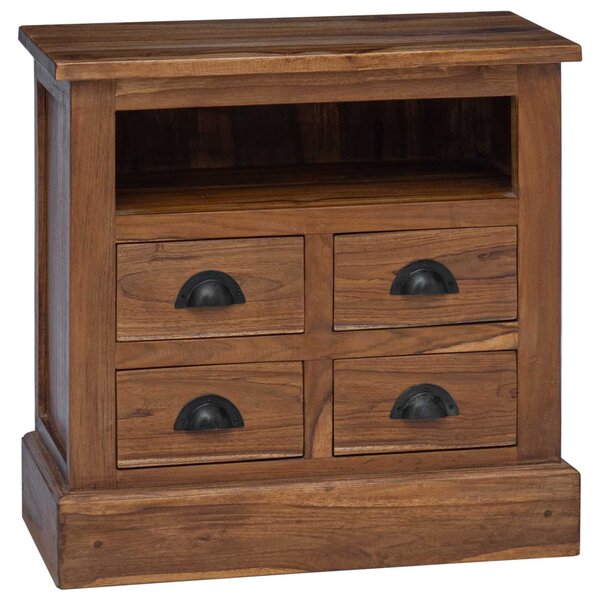 vidaXL Armoire de rangement avec tiroir Naturel 60 x 30 x 60 cm
