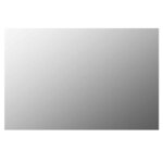 vidaXL Miroir mural avec lampes LED Rectangulaire Verre