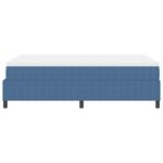 vidaXL Lit à ressorts avec matelas en bleu  120 x 200 cm  velours côtelé.