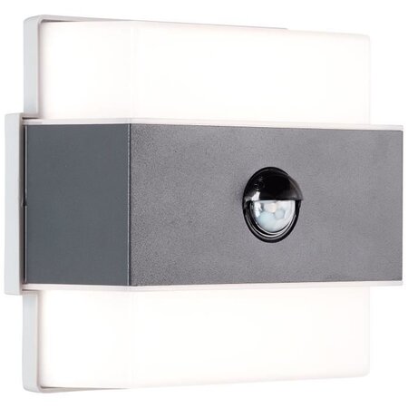 Applique exterieure avec detecteur archie anthracite led intégrée 7w - brilliant