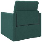 vidaXL Sofa-lit 2-en-1 Vert foncé 74x77x81 cm Tissu