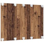 vidaXL Ensemble meuble TV Montage mural Bois Ancien 120 x 23 5 x 90 cm