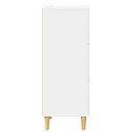 vidaXL Armoire à tiroirs Blanc brillant 33 x 34 5 x 90 cm