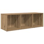 vidaXL Meuble TV avec stockage chêne artisanal Bois d'ingénierie