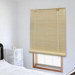 Vidaxl store roulant en bambou 150x160 cm naturel