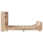 vidaXL Cadre de lit sans matelas 135x190 cm bois de pin massif