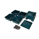 vidaXL Lombricomposteur 4 plateaux 42 x 42 x 60 cm