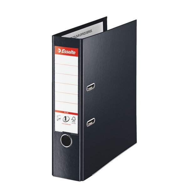 Classeur à levier  Maxi Plus - Dos 8 cm - Noir