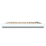 vidaXL Cadre de lit sans matelas blanc 200x200 cm