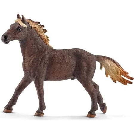 Schleich figurine 13805 - animal de la ferme - etalon mustang