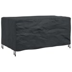 vidaXL Housse pour mobilier d'extérieur Noir 150 x 90 x 75 cm 420D