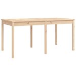 vidaXL Ensemble à manger de jardin 7 Pièces bois massif de pin