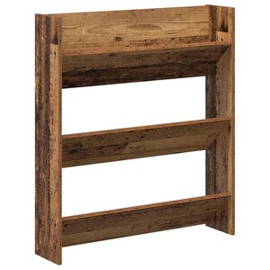 vidaXL Armoire à chaussures murale vieux bois 80x18x90 cm