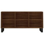 vidaXL Meuble TV chêne marron 103 5x30x50 cm bois d'ingénierie