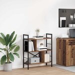 vidaXL Étagère Bois Ancien 75 x 30 x 91 cm Bois d'ingénierie