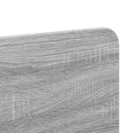 vidaXL Tête de lit Gris Sonoma 140 cm Bois d'ingénierie