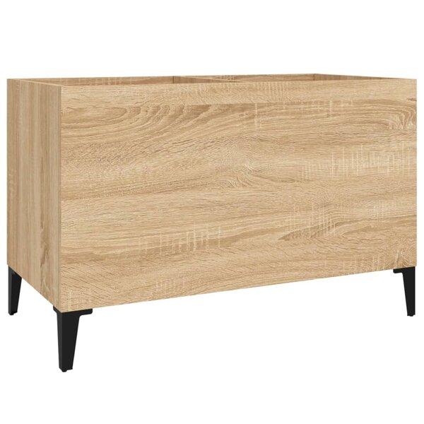 vidaXL Armoire à disques chêne sonoma 74 5x38x48 cm bois d'ingénierie