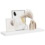 vidaXL Étagère murale flottante blanc 90x23 5x3 8 cm MDF
