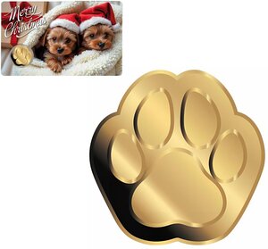 Monnaie CHRISTMAS DOG 1/1000 Oz Or 3000 Francs Chad