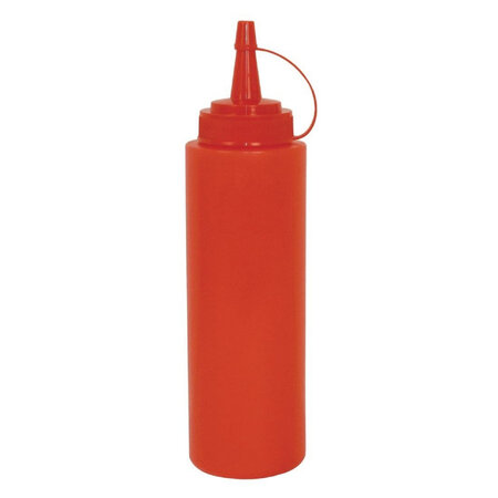 Distributeur de sauce rouge 340 ml - vogue -  - polyéthylène x200mm