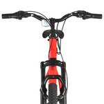 vidaXL Vélo de montagne 21 vitesses Roues 29 pouces Cadre 53 cm Rouge