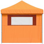 vidaXL Tente de fête 279 x 410 x 315 cm Orange Tissu Oxford