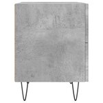 vidaXL Tables de chevet 2Pièces gris béton 40x35x47 5cm bois d’ingénierie