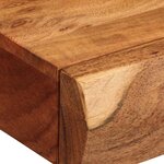 vidaXL Étagères murales 2 Pièces 40x17x8 cm bois massif d'acacia
