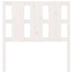 vidaXL Tête de lit Blanc 105 5x4x100 cm Bois massif de pin