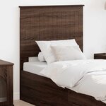 vidaXL Tête de lit avec tête de lit Chêne brun 75 cm Bois d'ingénierie
