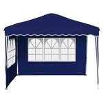 vidaXL Tente de fête pop-up 288 x 288 x 245 cm Bleu Tissu Oxford