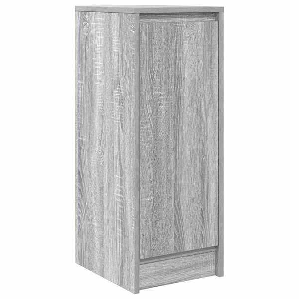 vidaXL Buffet sonoma gris 29 5x34x76 cm bois d'ingénierie