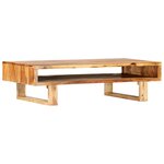 vidaXL Table basse 110 x 55 x 30 cm Bois massif