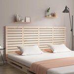 vidaXL Tête de lit murale 156x3x91 5 cm Bois massif de pin