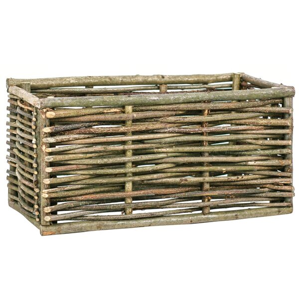 vidaXL Lit surélevé de jardin 80x40x40 cm Bois de noisetier