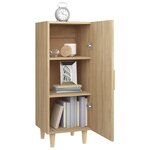 vidaXL Buffet Chêne sonoma 34 5x34x90 cm Bois d'ingénierie