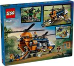 LEGO City - L'hélicoptère de l'explorateur de la jungle au camp de base - 60437 : Aventure dans la Jungle pour Enfants