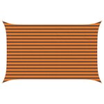 vidaXL Voile d'ombre Orange et marron 4 x 2 5 m 100   polyester Oxford
