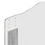 vidaXL Tête de lit Gris Sonoma 75 cm Bois d'ingénierie