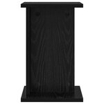vidaXL Support de Plante Chêne noir 25 x 25 5 x 40 5 cm