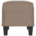 vidaXL Banc Taupe 70x35x41 cm Tissu microfibre