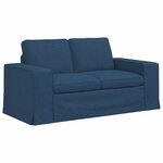 vidaXL Canapé Bleu 162 x 80 x 82 cm tissu