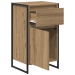 vidaXL Buffet Chêne artisan 81 x 36 x 150.5 cm Bois d'ingénierie