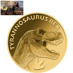 Monnaie en or 3000 francs g 0.031 (1/1000 oz) millésime 2023 tyrannosaurus rex 1/1000