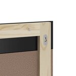 vidaXL Meubles de salle de bain 4 Pièces BERG noir bois de pin massif